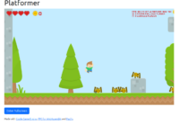 Platformer on web