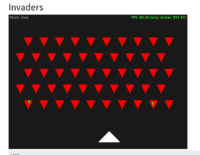 Web demo - invaders