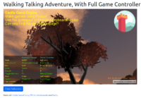 Walking Adventure - tree on web
